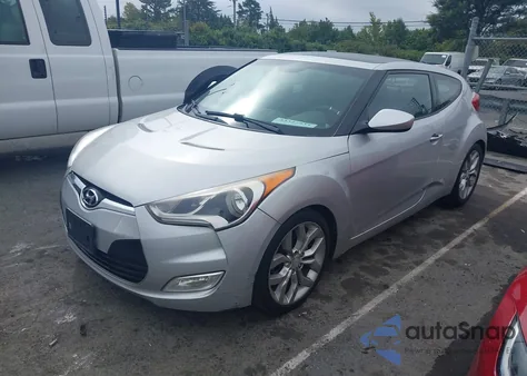 2012 Hyundai Veloster Base W/Black from USA, damaged, VIN KMHTC6AD9CU028431